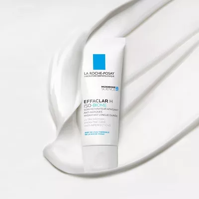 Ля Рош (La Roche-Posay) Ефаклар Н Iso-Biome крем заспокійливий відновлювальний зволожувальний для зневодненої чутливої шкіри, схильної до недоліків 40 мл — Фото 4