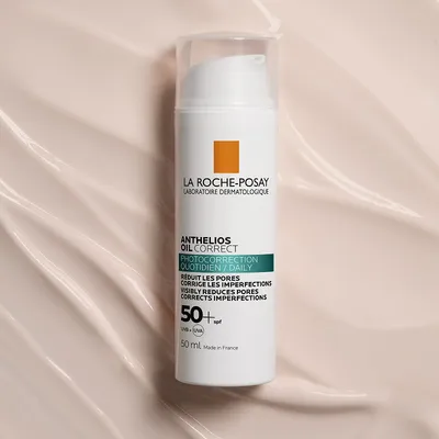 Ля Рош (La Roche-Posay) Антгеліос Ойл Корект гель-крем сонцезахисний корегуючий для жирної, проблемної та схильної до акне шкіри обличчя SPF50+ 50 мл — Фото 4