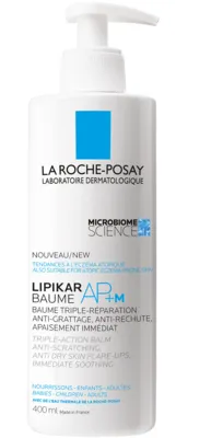 Ля Рош (La Roche-Posay) Ліпікар АР+ М бальзам ліпідовідновлюючий для дуже сухої і схильної до атопії шкіри обличчя і тіла 400 мл — Фото 1