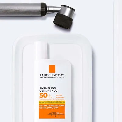 Ля Рош (La Roche-Posay) Антгеліос UVMune ультралегкий та ультрастійкий сонцезахисний флюїд для обличчя для чутливої шкіри SPF50+ 50 мл — Фото 9